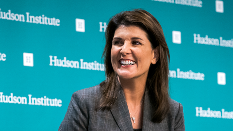 Ambassador Nikki R. Haley at Hudson Institute on February 26, 2020. (Jessica Latos)