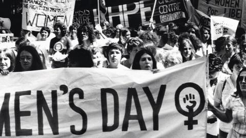 International Women's Day, 12 March 1977. SMH Picture by DAVID BARTHO (Fairfax Media/Fairfax Media via Getty Images)