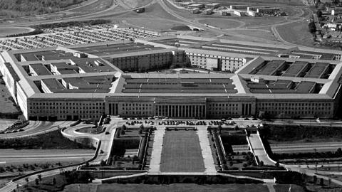 Aerial view of the Pentagon October 21, 1948. (National Archives/Newsmakers)