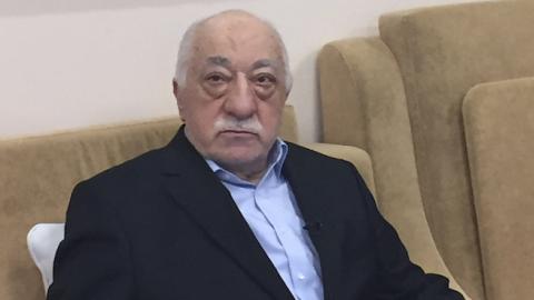 Turkish cleric and opponent to the Erdogan regime Fethullah Gülen adresses at his residence in Saylorsburg, Pennsylvania on July 18, 2016. (THOMAS URBAIN/AFP/Getty Images)