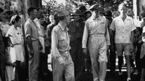 General Douglas MacArthur in Manila, c. 1945. (Carl Mydans/The LIFE Picture Collection/Getty Images)