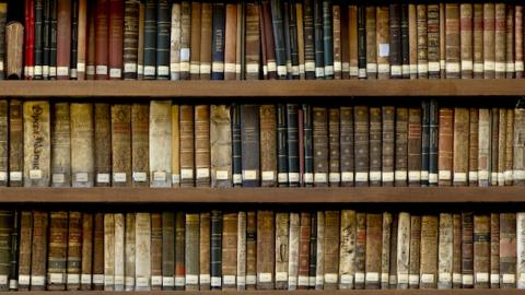 Library of old books Menendez Pelayo in Santander, Spain. (Manuel Alvarez/Getty Images)
