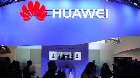 A general view of the Huawei stand, during the Mobile World Congress, on February 27, 2017 in Barcelona, Spain  (Joan Cros Garcia/Corbis via Getty Images)