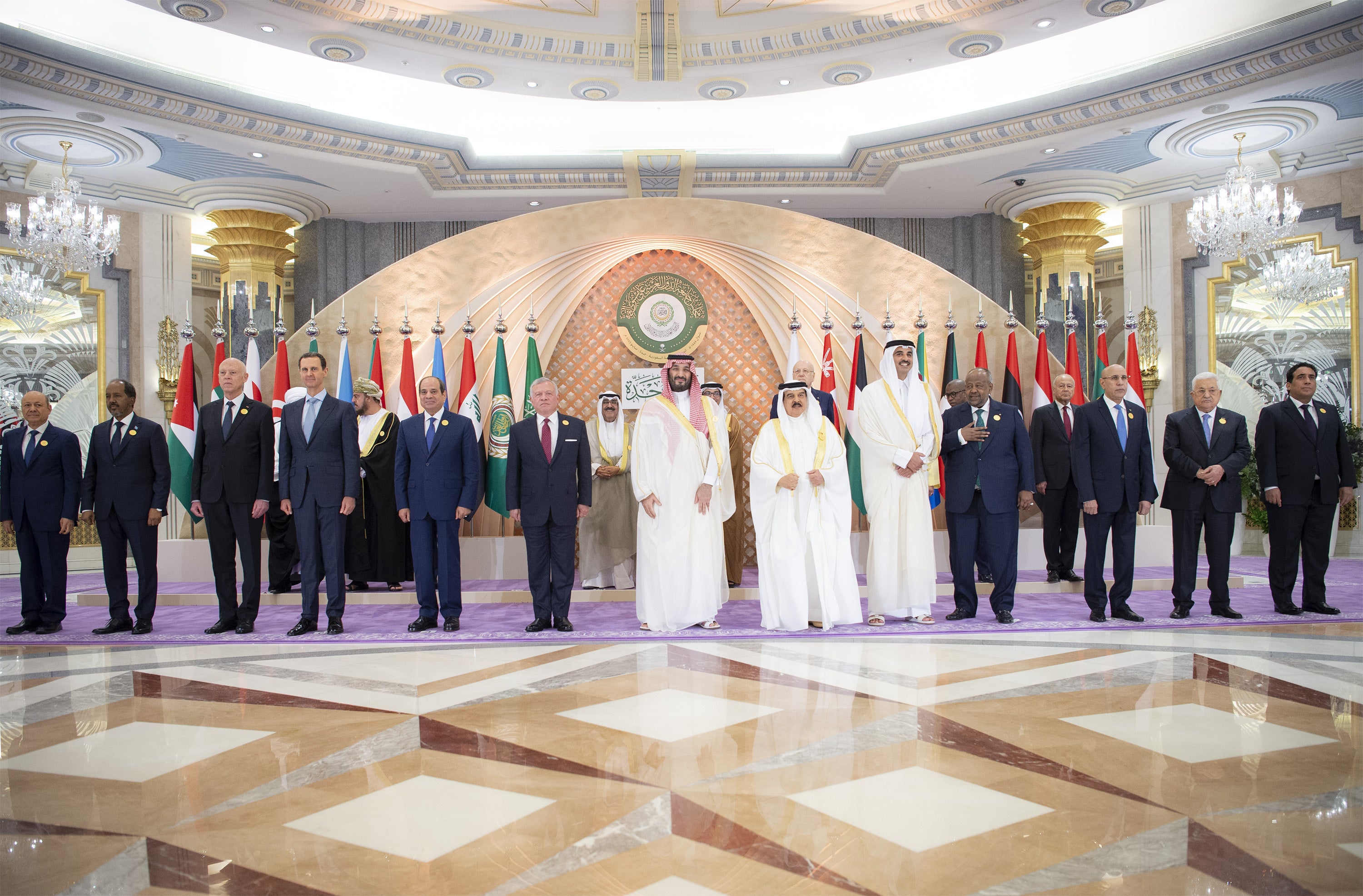 Итоги саудовской аравии. Башар Асад лига арабских государств. "Мирный саммит" в Джидде.