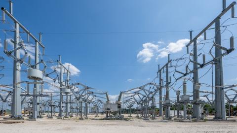 An electric generator is seen at the CenterPoint Energy powerplant on June 09, 2022 in Houston, Texas.