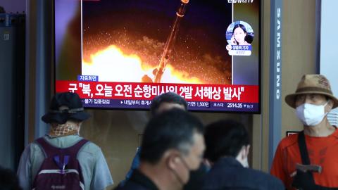 north korea south korea missile launch test ballistic nuclear