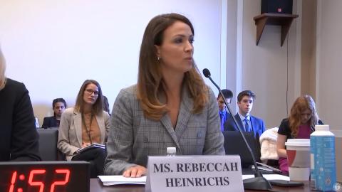 House Foreign Affairs Committee Rebeccah Heinrichs