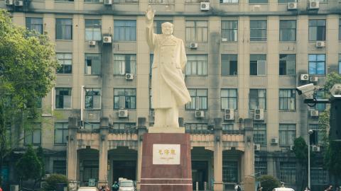 A Statue of Chairman Mao. (Stock Image)