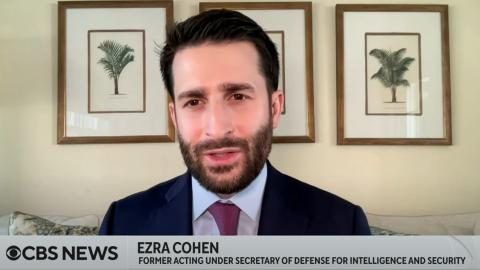 Government records system is "compromised," former Defense Department official Ezra Cohen says CBS