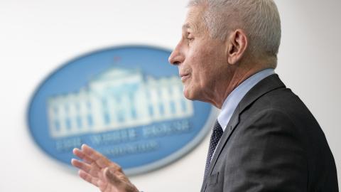 Anthony Fauci at the White House in Washington, DC, on November 22, 2022. (The White House via Flickr)