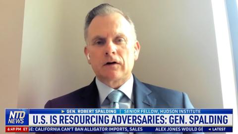 Gen. Robert Spalding, a senior fellow at the Hudson Institute, tells NTD that the United States is resourcing its authoritarian adversary, China, after U.S. intel chiefs released a report on March 8 that says China seeks to undercut the United States.