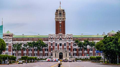 A view of the Presidential Office Building in Taipei, which was previously the office of the governor-general of Taiwan during Japanese colonial rule. (Walid Berrazeg/SOPA Images/LightRocket via Getty Images)