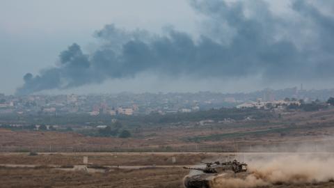 Armored corps operating in the Gaza Strip. (Israel Defense Forces via flickr) 