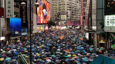 Protest in Hong Kong. (Studio Incendo via flickr) 