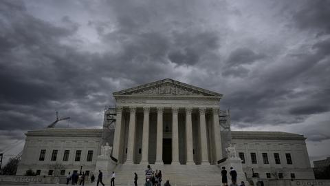 The Supreme Court building in Washington, DC, on March 15, 2024. (Celal Gunes via Getty Images)