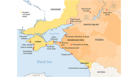 Map 2: Russian Targets for Ukraine