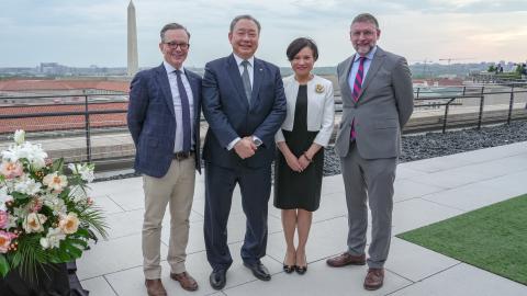 Hudson was honored to host the Mt. Fuji Dialogue delegation, including former Japanese Defense Ministers Itsunori Onodera and Gen Nakatani, during Golden Week to discuss defense cooperation, economic security, and US-Japan alliance.