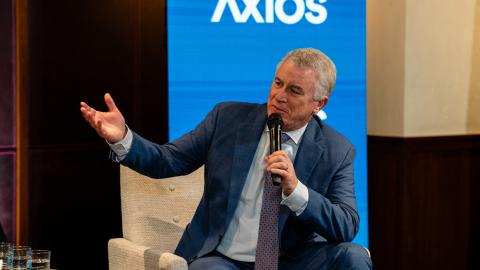 (Michael Doran at Axios House on September 24, 2024. (Sam Popp on behalf of Axios)