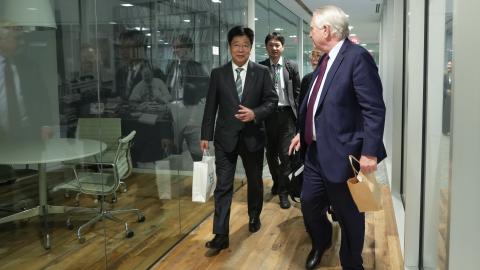 Minister of Finance of Japan Katsunobu Kato visited Hudson to discuss the future of the US-Japan alliance and cooperation on economic security.