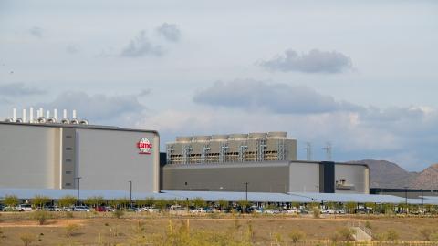 The TSMC facility in Phoenix, Arizona, on January 24, 2023. (Caitlin O'Hara via Getty Images)