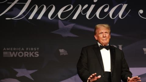 Donald Trump attends the America First Policy Institute Gala held at Mar-a-Lago on November 14, 2024, in Palm Beach, Florida. (Joe Raedle via Getty Images)