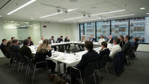 a.	Peter Rough hosted Admiral Sir Keith Blount, NATO’s deputy supreme allied commander, for a conversation on Euro-Atlantic security and the future of the war in Ukraine.