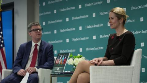 a.	Peter Rough sat down with Kaja Kallas, European Union high representative for foreign affairs and security policy and European Commission vice president, for a fireside chat on the US-EU relationship.