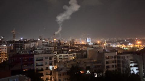Smoke rises from Tehran, Iran, after Israeli strikes early on June 13, 2025. (Getty Images)