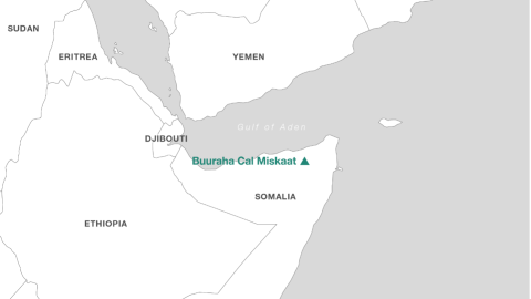 Figure 1. The Cal Miskaat mountain range in Somalia’s Puntland state