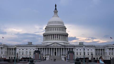 The United States Capitol is seen in Washington, DC, on July 16, 2025. (Alex Wroblewski via Getty Images)