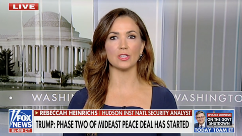 Heinrichs Oct 2025 Fox News Egypt Gaza Israel Trump.pn
