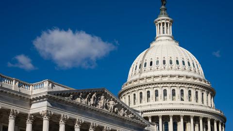 he U.S. Capitol on November 6, 2025 in Washington, DC. The government shutdown enters its 37th day, the longest in U.S. history. (Photo by Eric Lee/Getty Images)