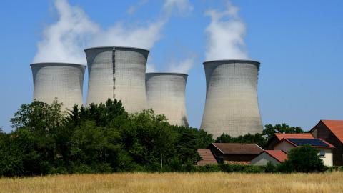 Bugey Nuclear Power Plant is seen in Saint Vulbas, France, on June 22, 2025. (Getty Images)