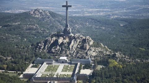 General view of the Valle de los Caidos (Valley of the Fallen) on October 24, 2019, in Madrid, Spain. (Getty Images) Share to Twitter
