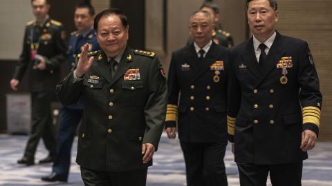 General Zhang Youxia on April 22, 2024, in Qingdao, China. (Getty Images)