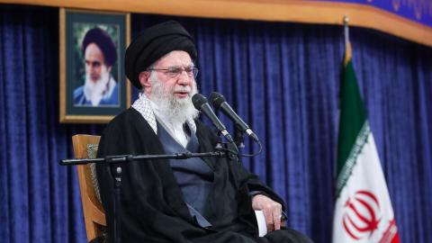 Iranâs Supreme Leader Ali Khamenei speaks speaks in Tehran, Iran on January 03, 2026. (Photo by IRANIAN LEADER PRESS OFFICE/Anadolu via Getty Images)