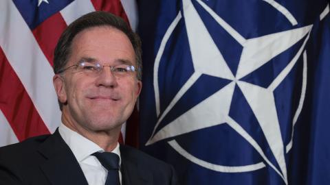 NATO Secretary General Mark Rutte attends a bilateral meeting with President Donald Trump on the sidelines of the World Economic Forum’s annual meeting on January 21, 2026, in Davos, Switzerland. (Getty Images)
