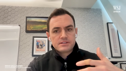 Mike gallagher on Wall street Journal opinion podcast 