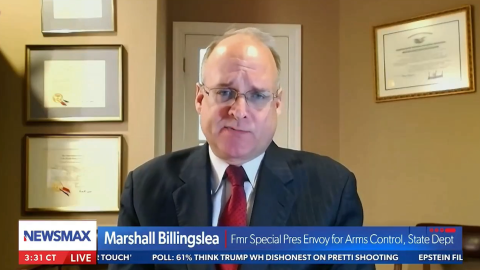 Marshall billingslea on Newsmax New START
