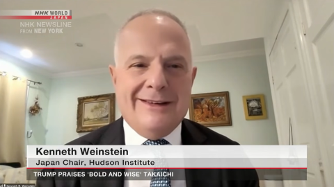(Ken Weinstein on NHK news