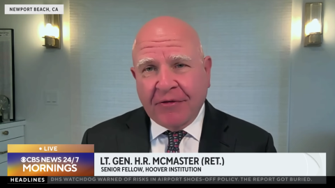 McMaster on CBS March 26 2026