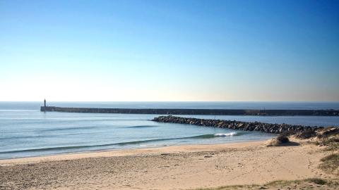 A view of Praia de Azurara, Portugal on April 18, 2020. (Wikimedia Commons)