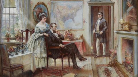 Abe and Mary Todd Lincoln