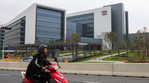The Taiwan Semiconductor Manufacturing Company’s Fab 20, which specializes in the production of 2-nanometer advanced chips, in Hsinchu, Taiwan, on March 28, 2026. (Getty Images)