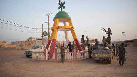 Tuareg rebels in Kidal, Mali, on April 26. (Abdollah Ag Mohamed/AFP/Getty Images)