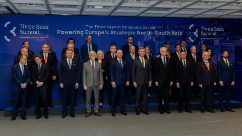 The 11th Three Seas Initiative Summit in Dubrovnik, Croatia, on April 28, 2026. (Getty Images)