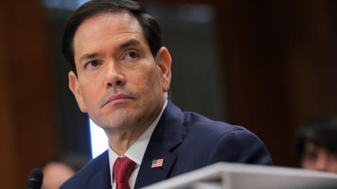 Secretary of State Marco Rubio testifies during a Senate Foreign Relations Committee hearing in the Dirksen Senate Office Building on June 2, 2026, in Washington, DC. (Getty Images) Share to Twitter