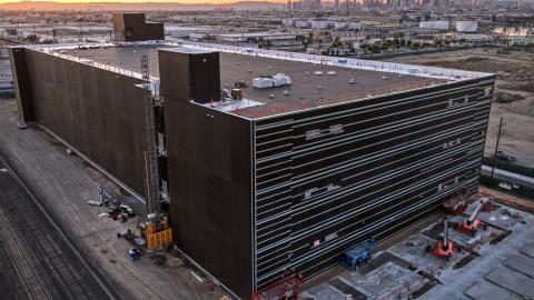 A 49.5-megawatt data center is under construction on April 14, 2026, in Vernon, California. (Getty Images)