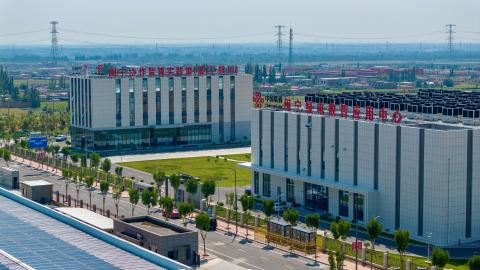 An intelligent data center of China Unicom in northwest China on September 11, 2026. (Getty Images)