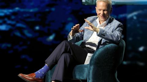 Eric Schmidt, former CEO and chairman of Google, speaks onstage during day two of the America Business Forum at Kaseya Center on November 6, 2025, in Miami, Florida. (Getty Images)